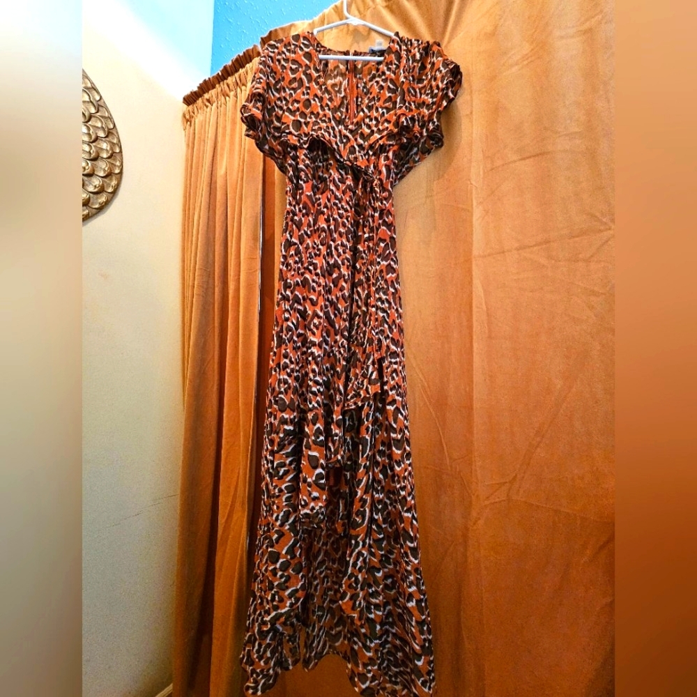 BNWT Calvin Klein Hi Low Wrap Dress